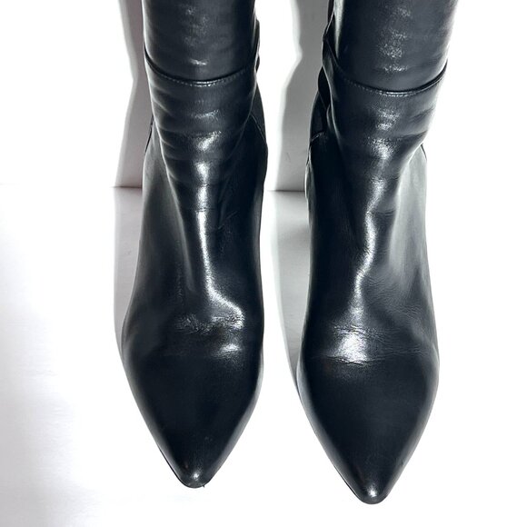 Stuart Weitzman Black Over the Knee 50/50 High Heel Boot Sz 8 - Picture 11 of 15